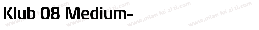 Klub 08 Medium字体转换
